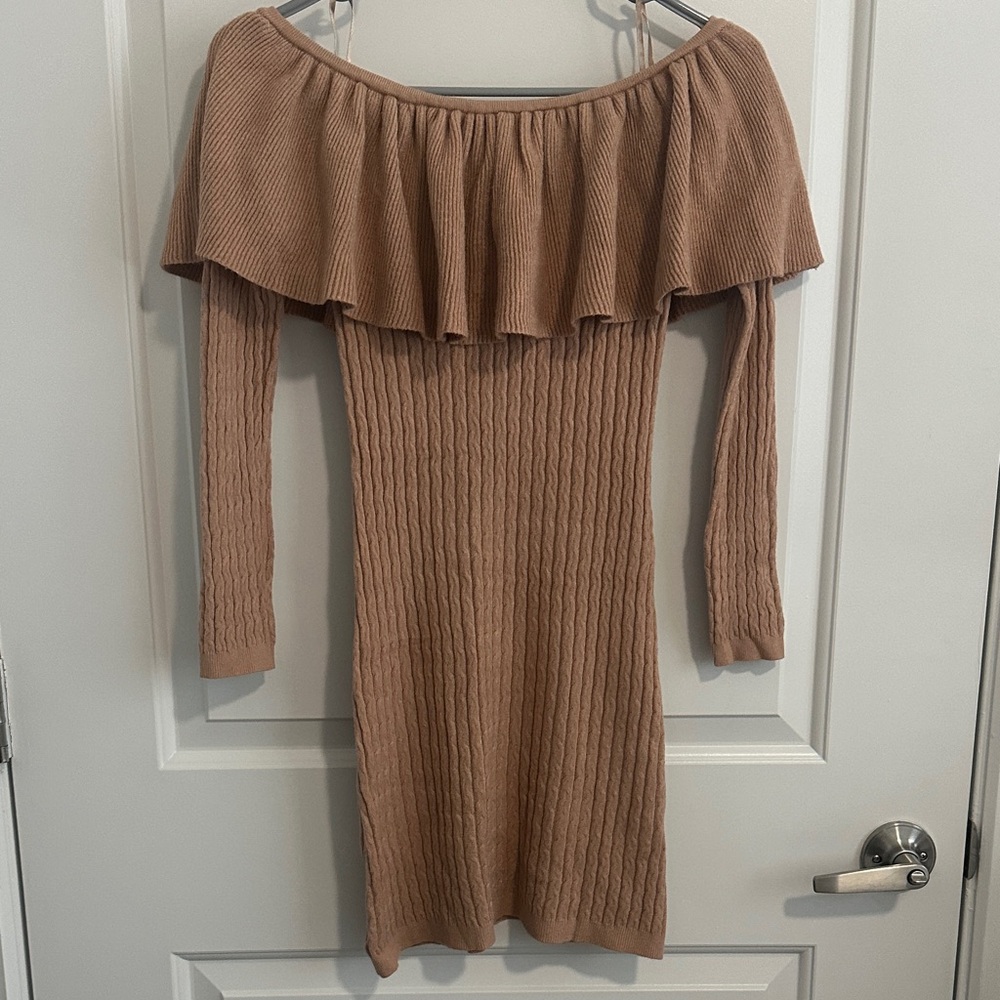 NWT - Olivaceous Off-Shoulder Mini Dress